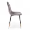 Szék K379 velvet/fém hamu 45x48x88,4
