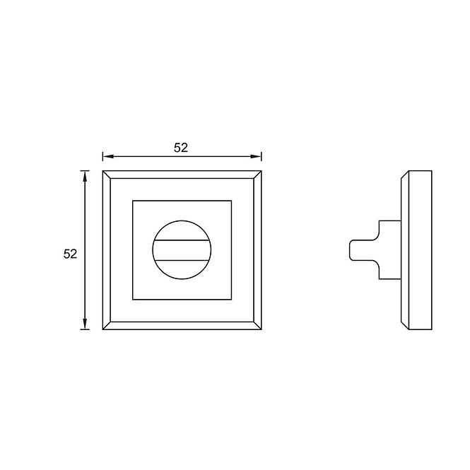 Rozetta E8 WC fekete