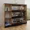 Cipősszekrény SZNB02 tölgy craft arany+fekete,4