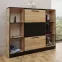 Cipősszekrény SZNB02 tölgy craft arany+fekete,5