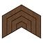 Fa falpanel Dome Wenge MDF