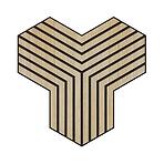 Fa falpanel Triple tölgy MDF