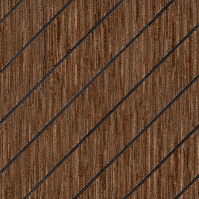 Fa falpanel Quadro Diagonal Wenge 40x40 cm MDF