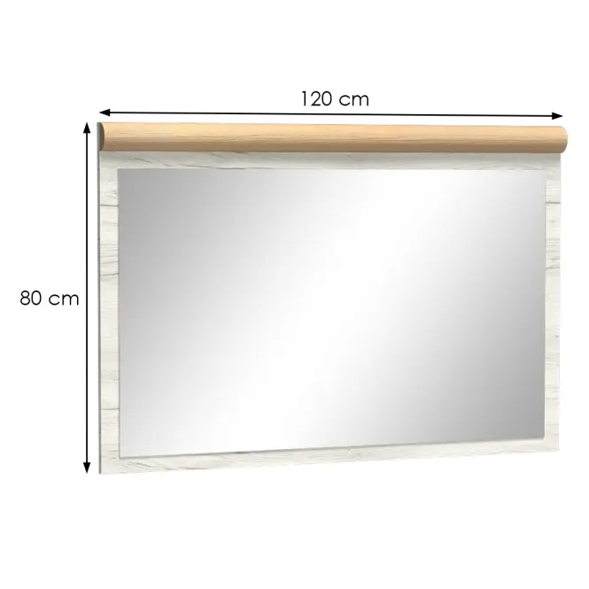 Tükör Kora K14 arany kraft / fehér kraft,2