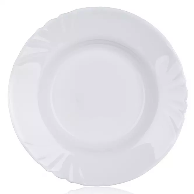 Cadix 23 cm-es mély üveg tányér