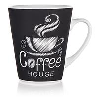 Csésze Coffee House 360 ml fekete