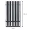Kerti kapu Mia bal 90x150 RAL 7016,2