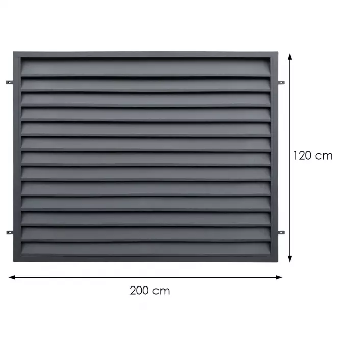 Dekoratív panel Vesela 200x120 RAL 7016,2
