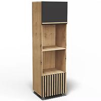 Konyhaszekrény Lucjan 60kpm2f2100 artisan/fekete