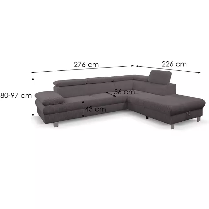 Sarokgarnitúra szett Conti P Poso 22