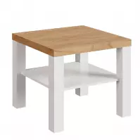 Dohányzóasztal  Olaf VII fehér/craft