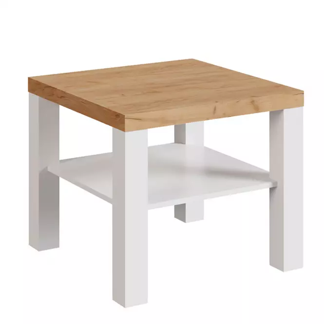 Dohányzóasztal  Olaf VII fehér/craft