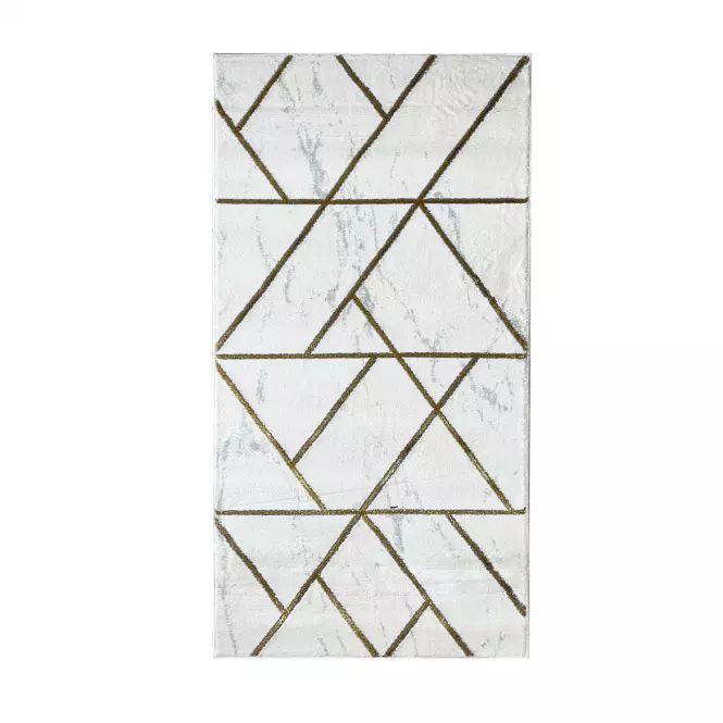Szőnyeg Frisee Diamond 0,8/1,5 A0052 fehér/arany