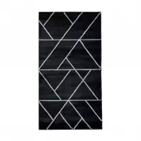 Szőnyeg Frisee Diamond 0,8/1,5 B0052 fekete/ezüst