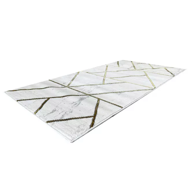 Szőnyeg Frisee Diamond 1,33/1,9 A0052 fehér/arany