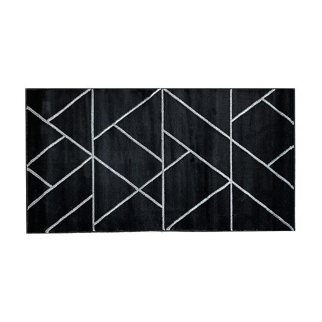 Szőnyeg Frisee Diamond 1,33/1,9 B0052 fekete/ezüst