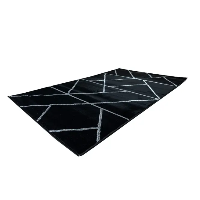 Szőnyeg Frisee Diamond 1,33/1,9 B0052 fekete/ezüst,3