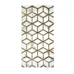 Szőnyeg Frisee Diamond 1,33/1,9 B0072 fehér/arany