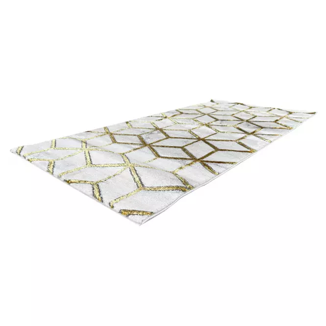 Szőnyeg Frisee Diamond 1,33/1,9 B0072 fehér/arany