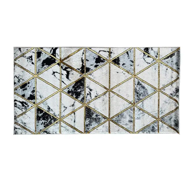 Szőnyeg Frisee Diamond 1,33/1,9 C0075 fekete/arany,2