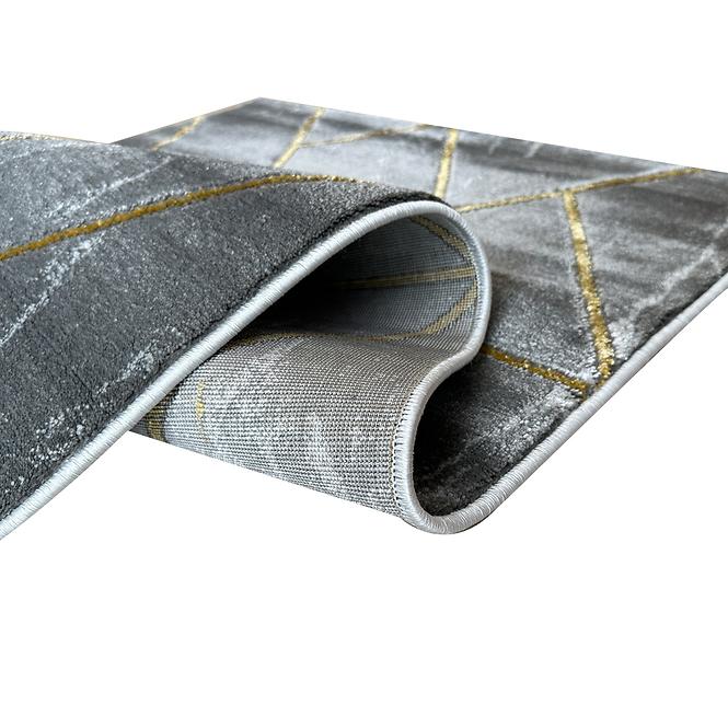 Szőnyeg Frisee Diamond 1,6/2,3 A0052 sötét szürke/arany