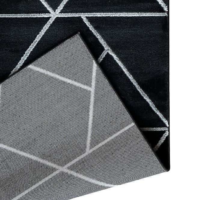 Szőnyeg Frisee Diamond 1,6/2,3 B0052 fekete/ezüst