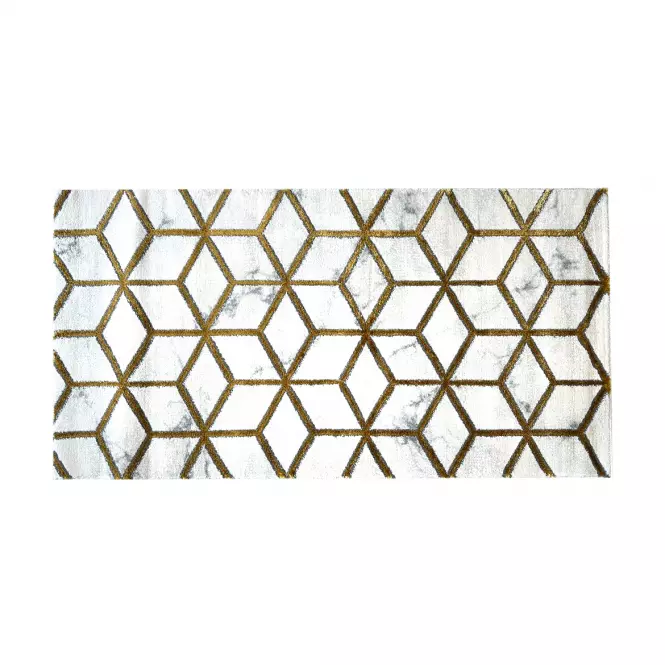 Szőnyeg Frisee Diamond 1,6/2,3 B0072 fehér/arany