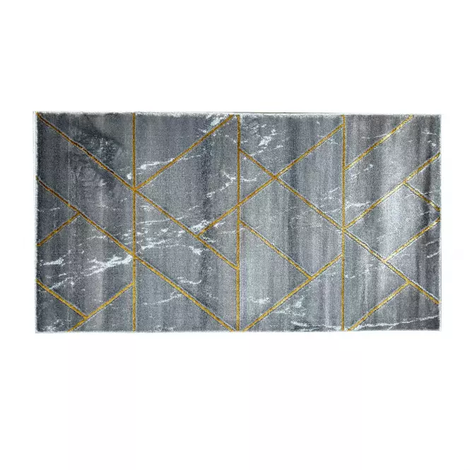 Szőnyeg Frisee Diamond 2,0/2,9 A0052 sötét szürke/arany