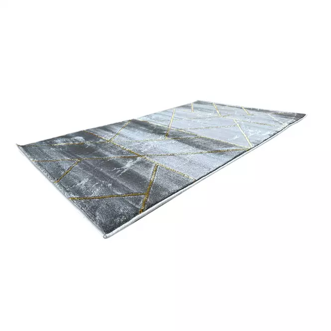 Szőnyeg Frisee Diamond 2,0/2,9 A0052 sötét szürke/arany