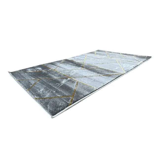 Szőnyeg Frisee Diamond 2,0/2,9 A0052 sötét szürke/arany,3