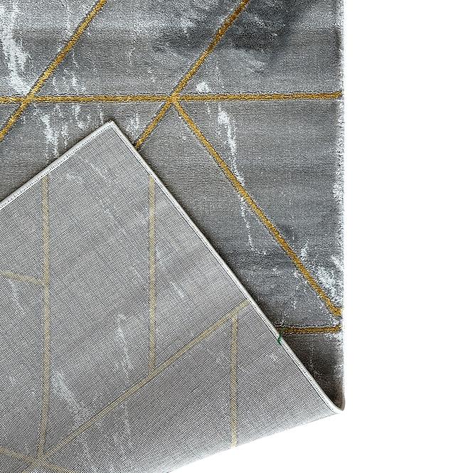 Szőnyeg Frisee Diamond 2,0/2,9 A0052 sötét szürke/arany,5
