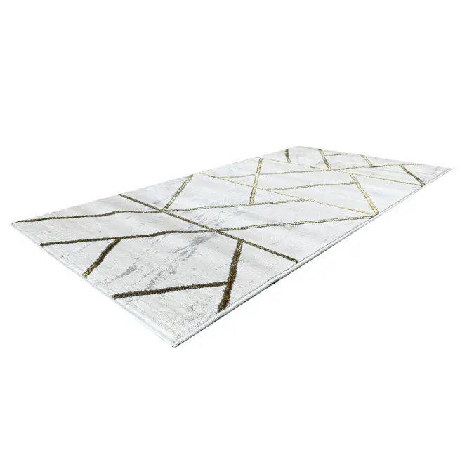 Szőnyeg Frisee Diamond 2,0/2,9 A0052 fehér/arany
