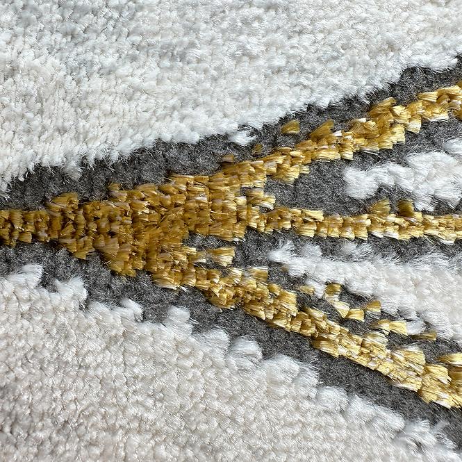 Szőnyeg Frisee Diamond 2,0/2,9 A0073 fehér/arany,8