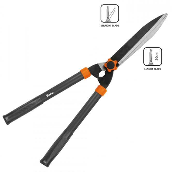 Sövényvágó olló egyenes penge hossza 20 cm,3