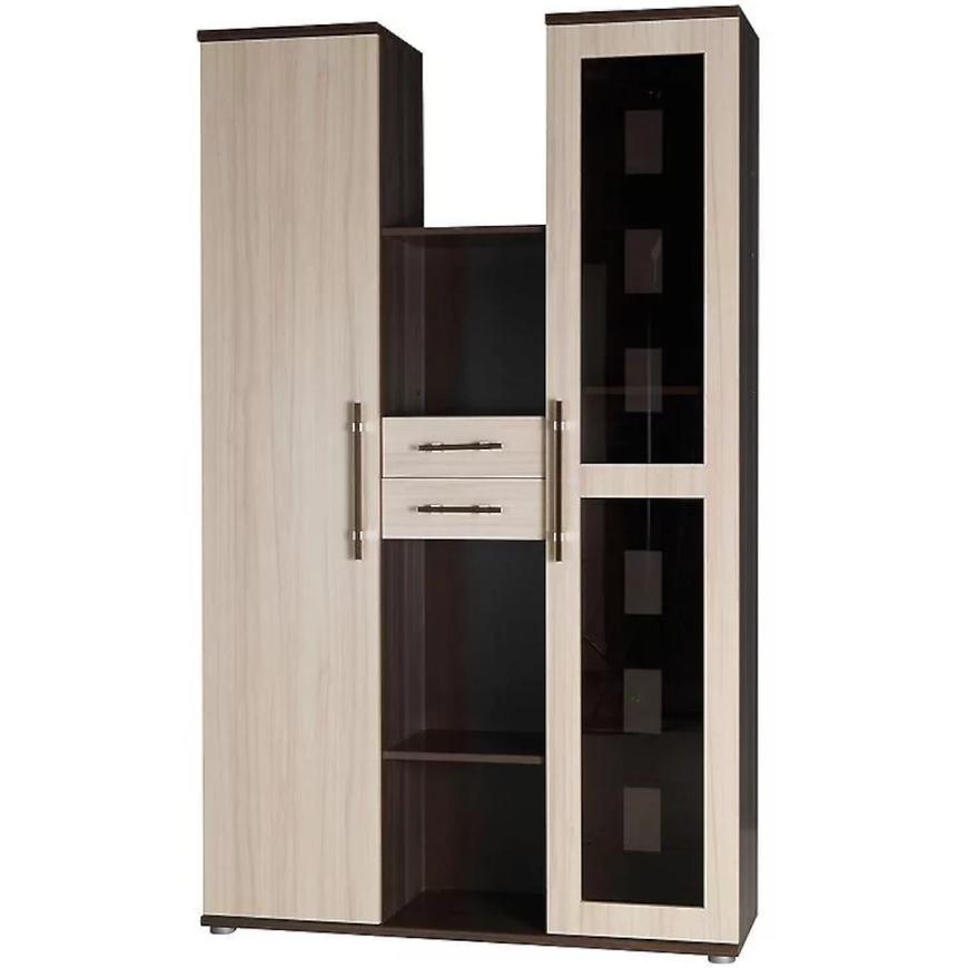 Vitrin szekrény Inez 5 hamu