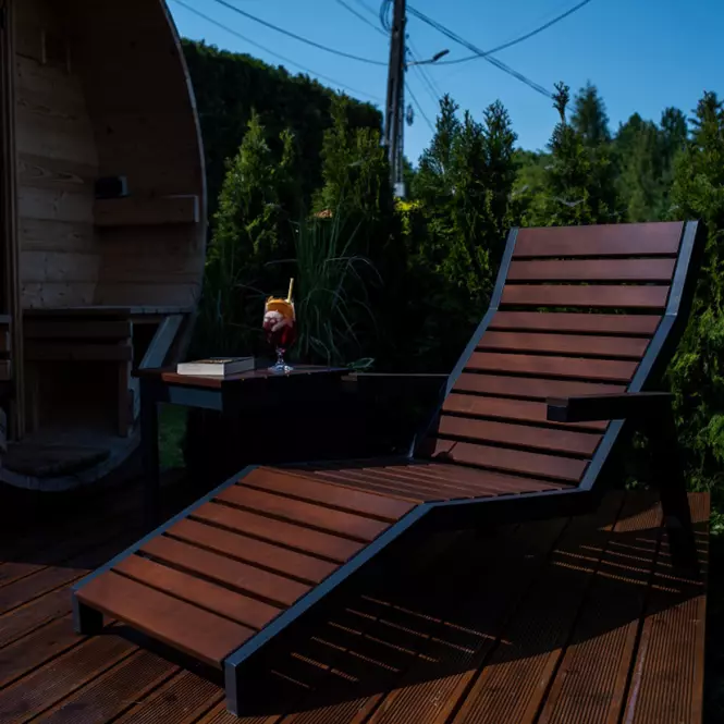Kerti nyugágy Loft rózsafa,8