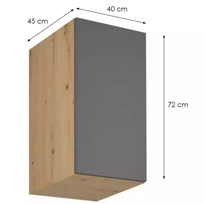 Konyhaszekrény Langen G40G grey