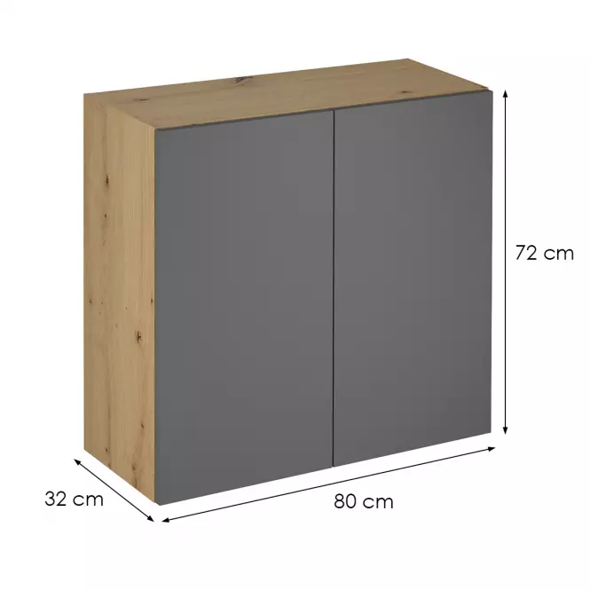 Konyhaszekrény Langen G80 grey