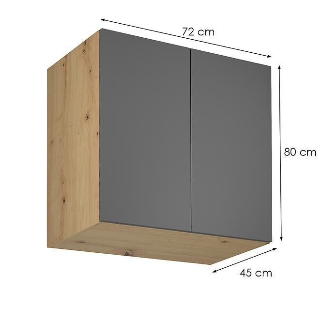 Konyhaszekrény Langen G80G grey