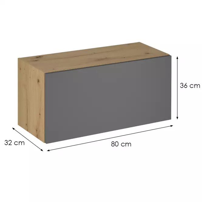 Konyhaszekrény Langen G80K grey