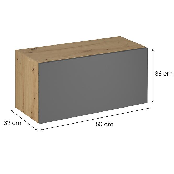 Konyhaszekrény Langen G80K grey