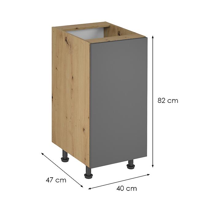 Konyhaszekrény Langen d40 grey