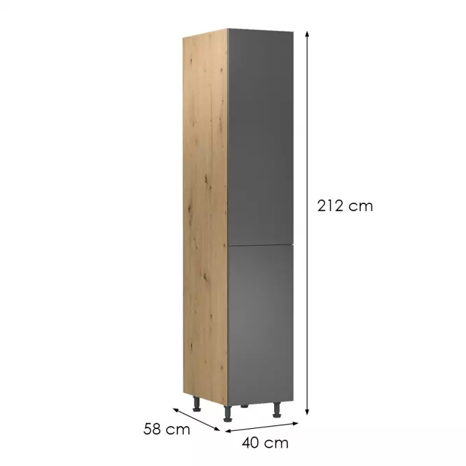 Konyhaszekrény Langen d40sp grey