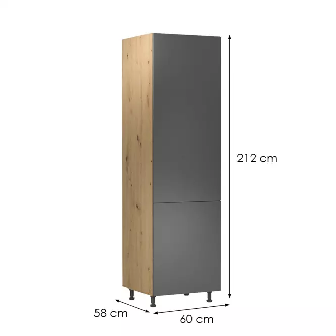 Konyhaszekrény Langen d60r grey,2