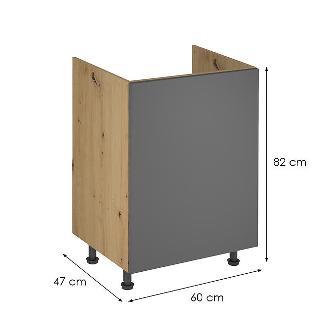 Konyhaszekrény Langen d60z grey