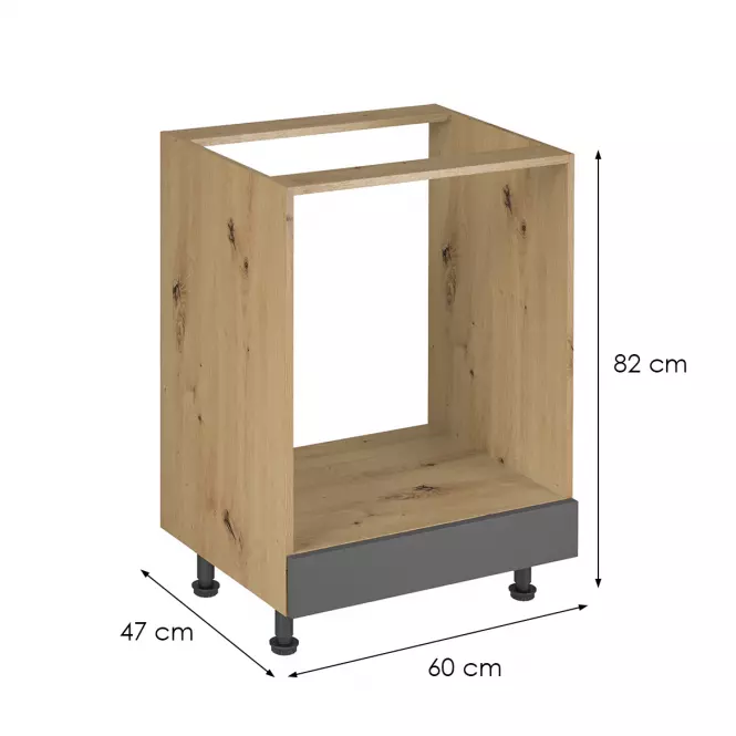 Konyhaszekrény Langen d60zk grey
