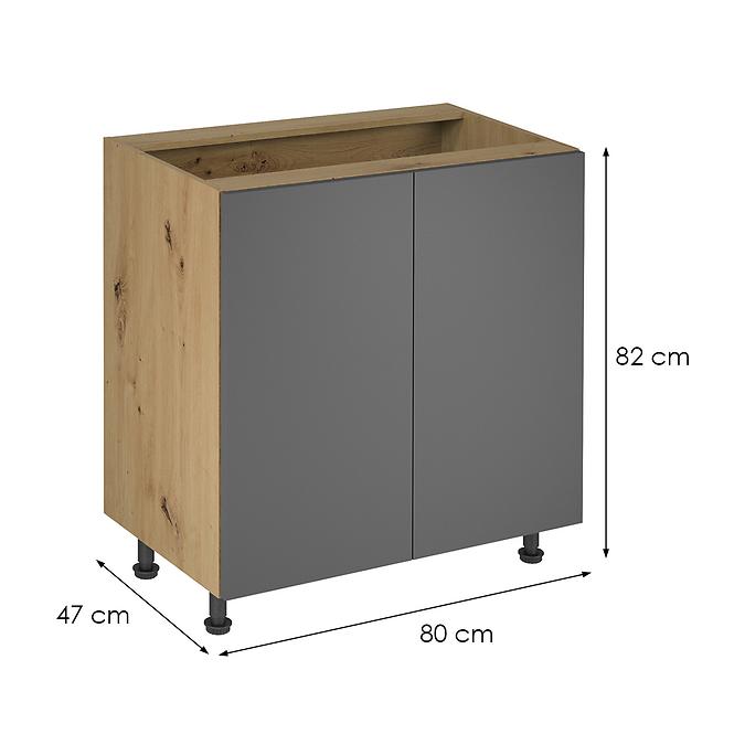 Konyhaszekrény Langen d80 grey,2