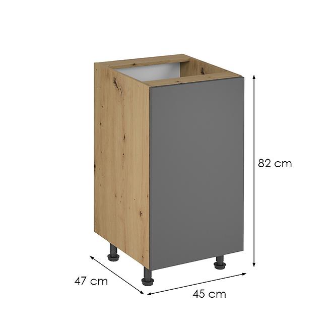 Konyhaszekrény Langen d45 grey