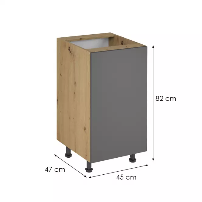 Konyhaszekrény Langen d45 grey,2