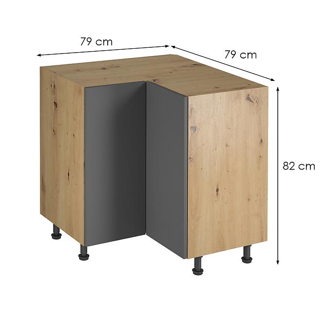Konyhaszekrény Langen d90n grey